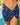 Kenny Flowers Sanpellegrino collaboration womens navy blue citrus swimfruits mini sarong swim suit coverup