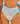 Kenny Flowers Watercolors Swim womens blue scales Anguilla high waist bikini bottom