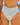 Kenny Flowers Watercolors Swim womens blue scales Anguilla high waist bikini bottom