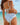 Kenny Flowers Watercolors Swim womens blue scales Anguilla high waist bikini bottom