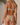 Kenny Flowers x McLaren Papaya Prix blue and orange Watercolors Swim womens sporty bikini bottom