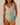 Kenny Flowers x McLaren Papaya Prix blue and orange Watercolors Swim womens underwire one piece