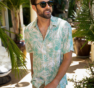 Men Beach Shirt Men Hawaiian Shirt Men Tropical Print -  India