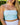 Kenny Flowers The Ischia womens blue mosaic bandeau mesh top 