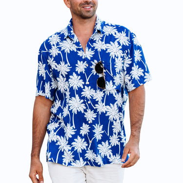 The Red Moon Shine by Kenny Flowers | Mens Hawaiian Shirt Red / S