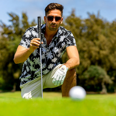 The Twilight Special - Men's Tropical Golf Shirt by Kenny Flowers